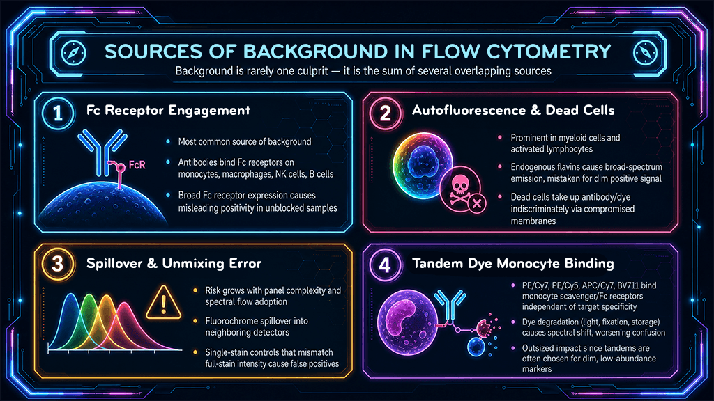 Sources of background
